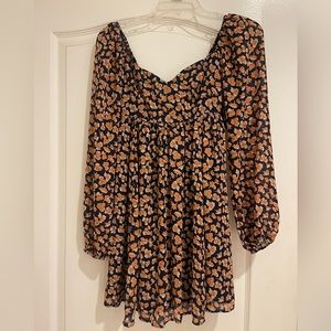 Abercrombie & Fitch long sleeve baby doll dress.